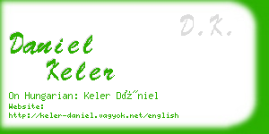 daniel keler business card